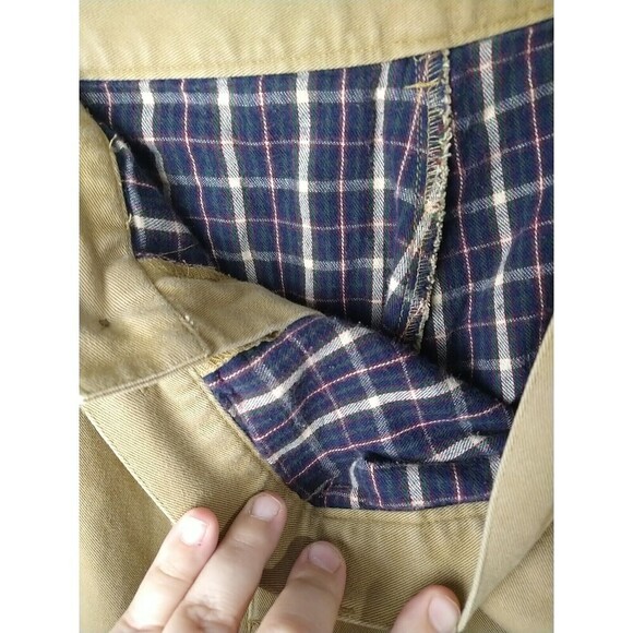 L.L. Beans Men's Lined Brown Khaki Natural Fit Pants. Size 44X32 - Picture 9 of 13